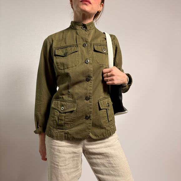 Chicos Jackets & Blazers - Chico's Green Utility Jacket - Size 0